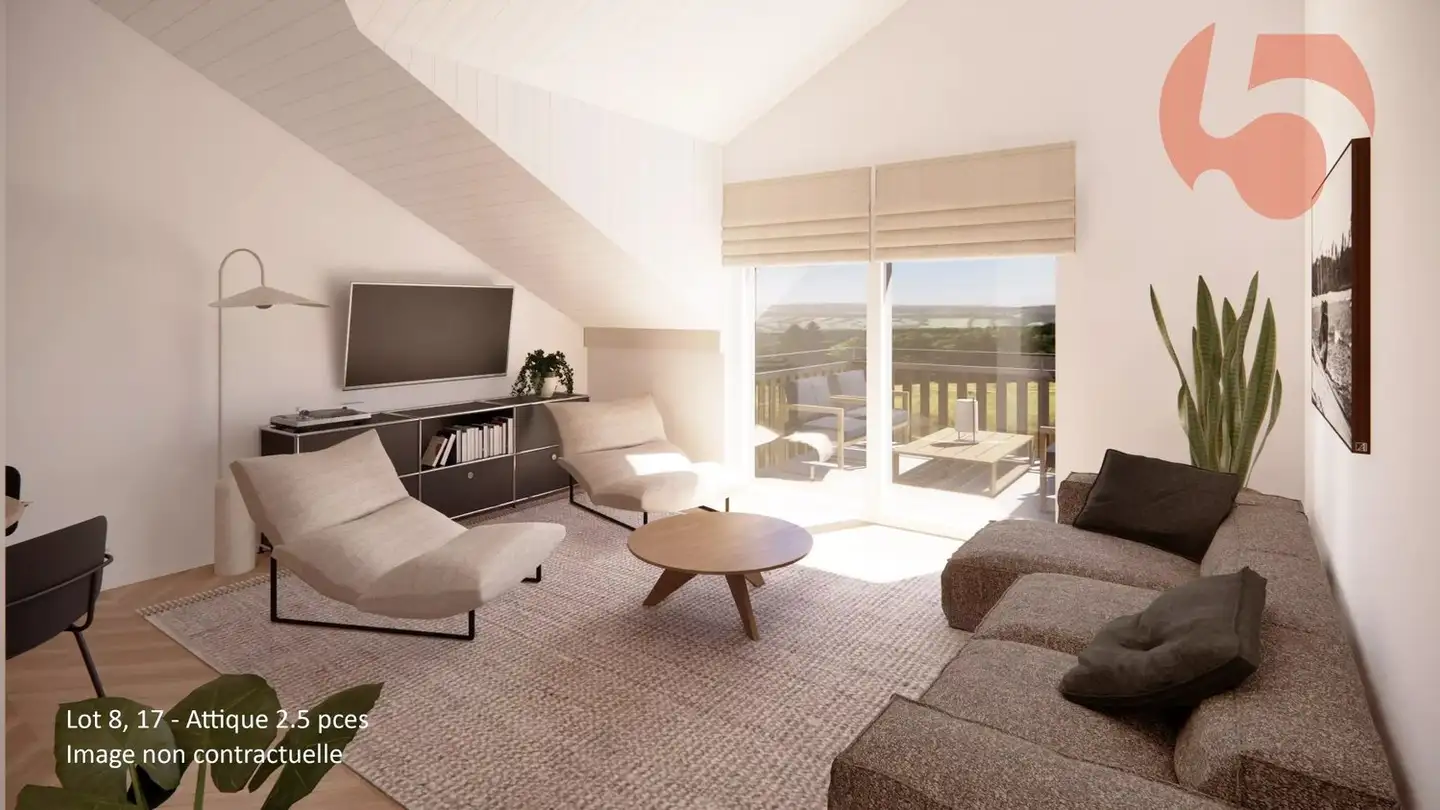 Penthouse kaufen - 1627 Vaulruz - Foto 4