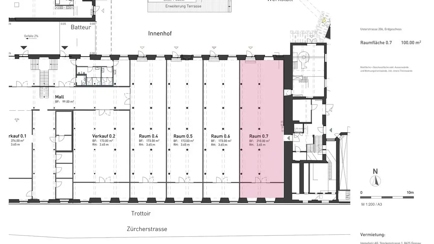 Industrieimmobilie mieten - Usterstrasse 202, 8620 Wetzikon ZH