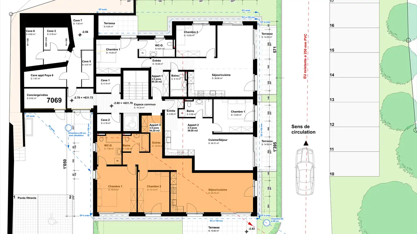 Appartamento a gradini in vendita - Chemin De La Poya 6, 1610 Oron-la-Ville - Photo 2