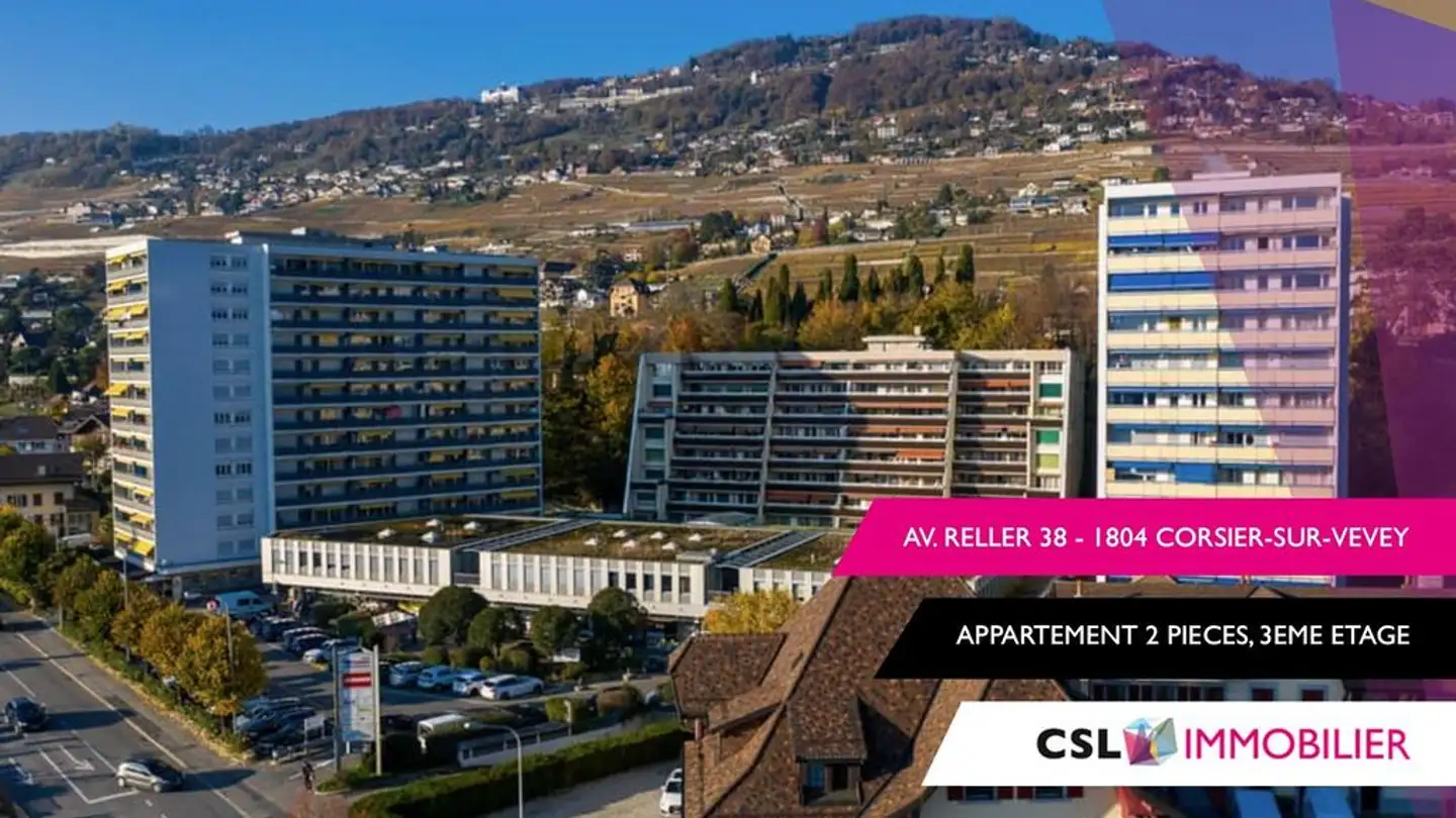 Appartement à louer - Avenue Reller 38, 1804 Corsier-sur-Vevey
