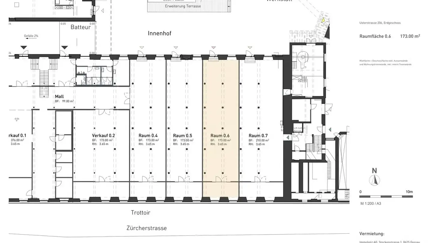 Magasin à louer - Usterstrasse 202, 8620 Wetzikon ZH