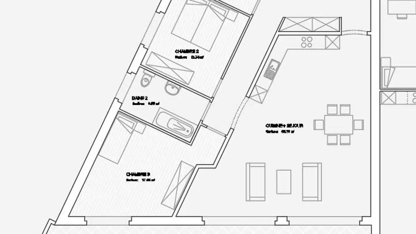Wohnung mieten - Rue De La Fontaine, 1933 Chamoille (Sembrancher) - Foto 2