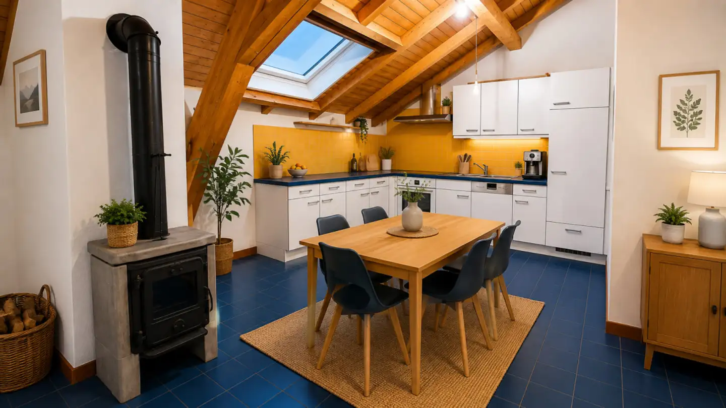 Penthouse for rent - Route Cantonale 72, 1963 Vétroz