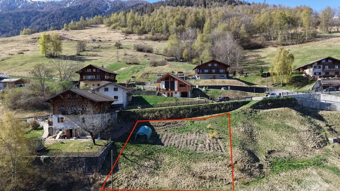 Terrain constructible à vendre - 1982 Euseigne