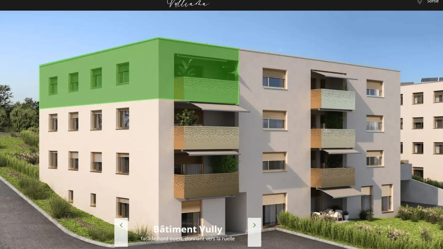 Attico in affitto - Impasse de Vulliama 30, 1489 Murist - Photo 2