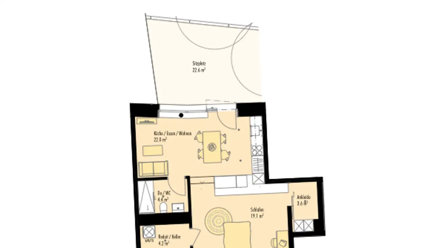 Appartement à louer - 8047 Zürich - Photo 3