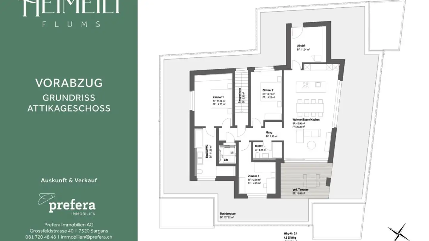 Wohnung kaufen - Heimetlistrasse 5, 8890 Flums - Foto 3