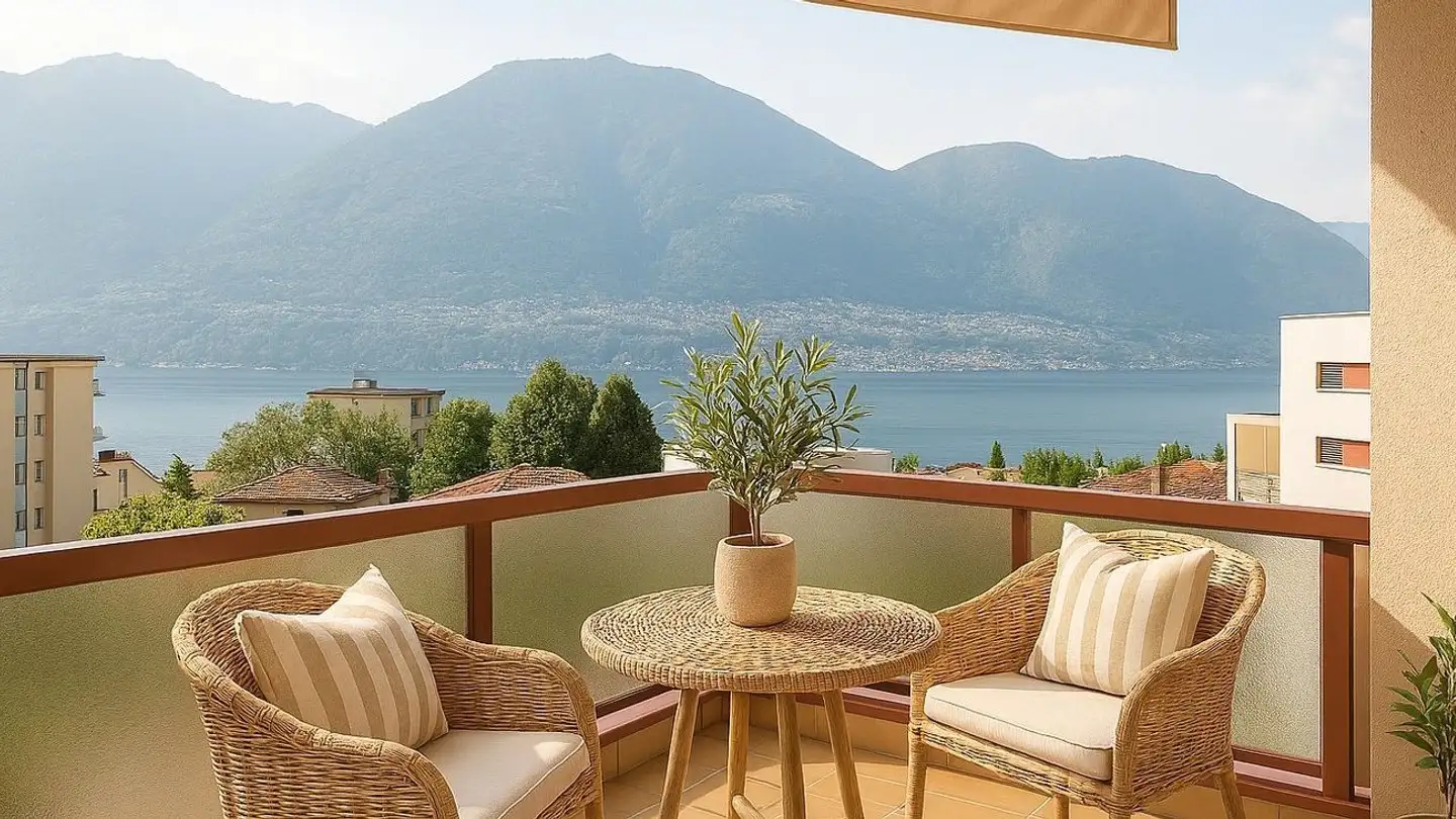 Attico in affitto - Via Giuseppe Motta 16, 6648 Minusio