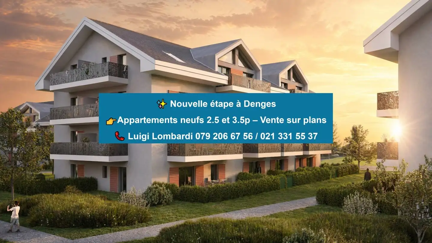 Appartement à vendre - 1026 Denges