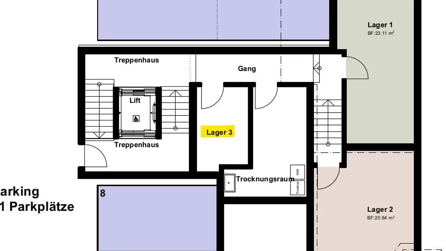 Espace de stockage à louer - Lindauerstrasse 32, 8309 Nürensdorf