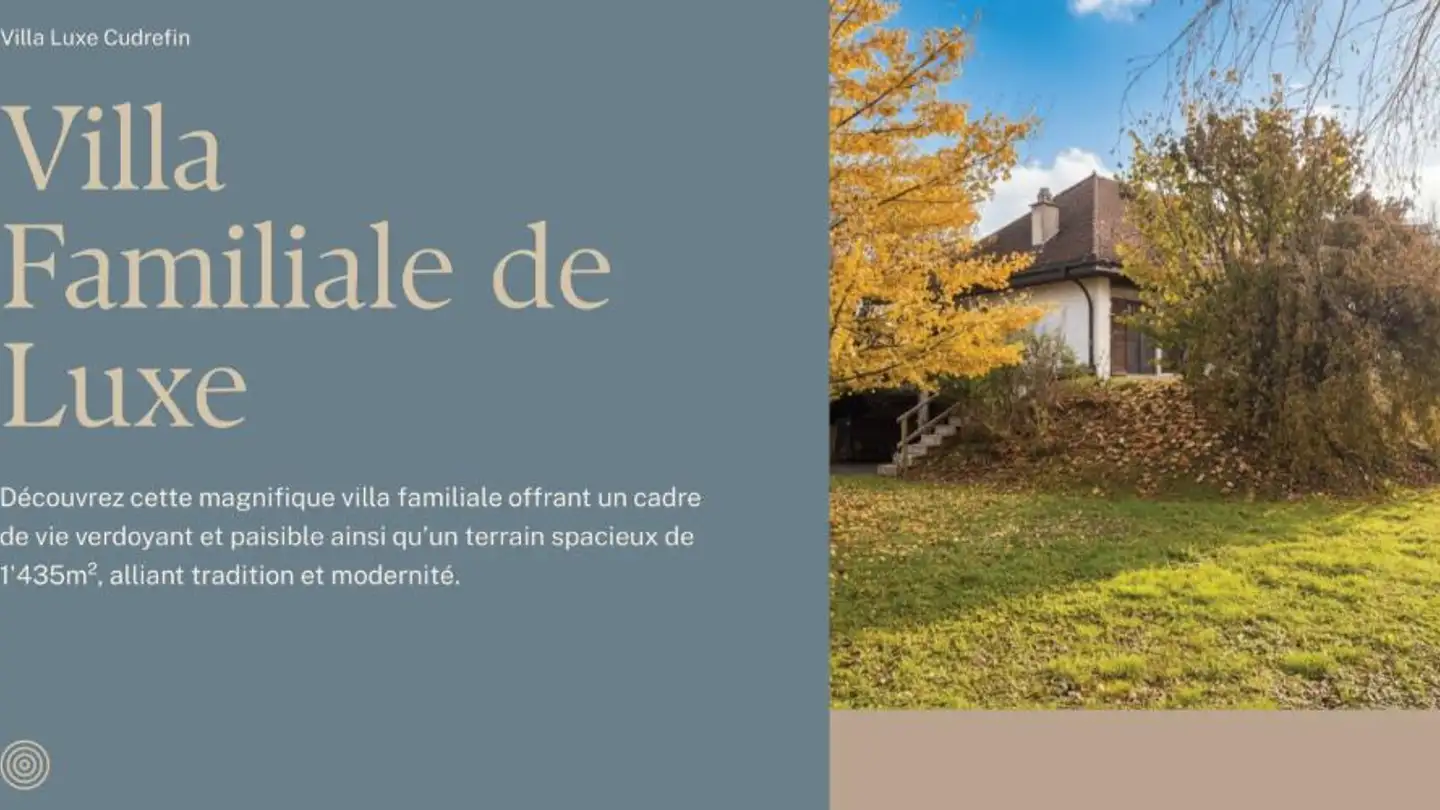 Villa for sale - 1588 Cudrefin