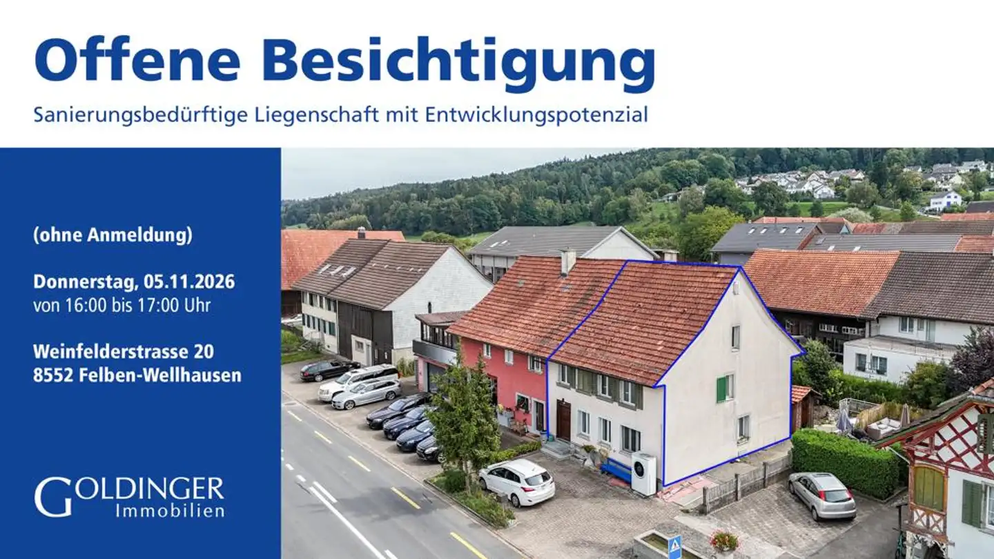 Doppelhaushälfte kaufen - Weinfelderstrasse 20, 8552 Felben-Wellhausen
