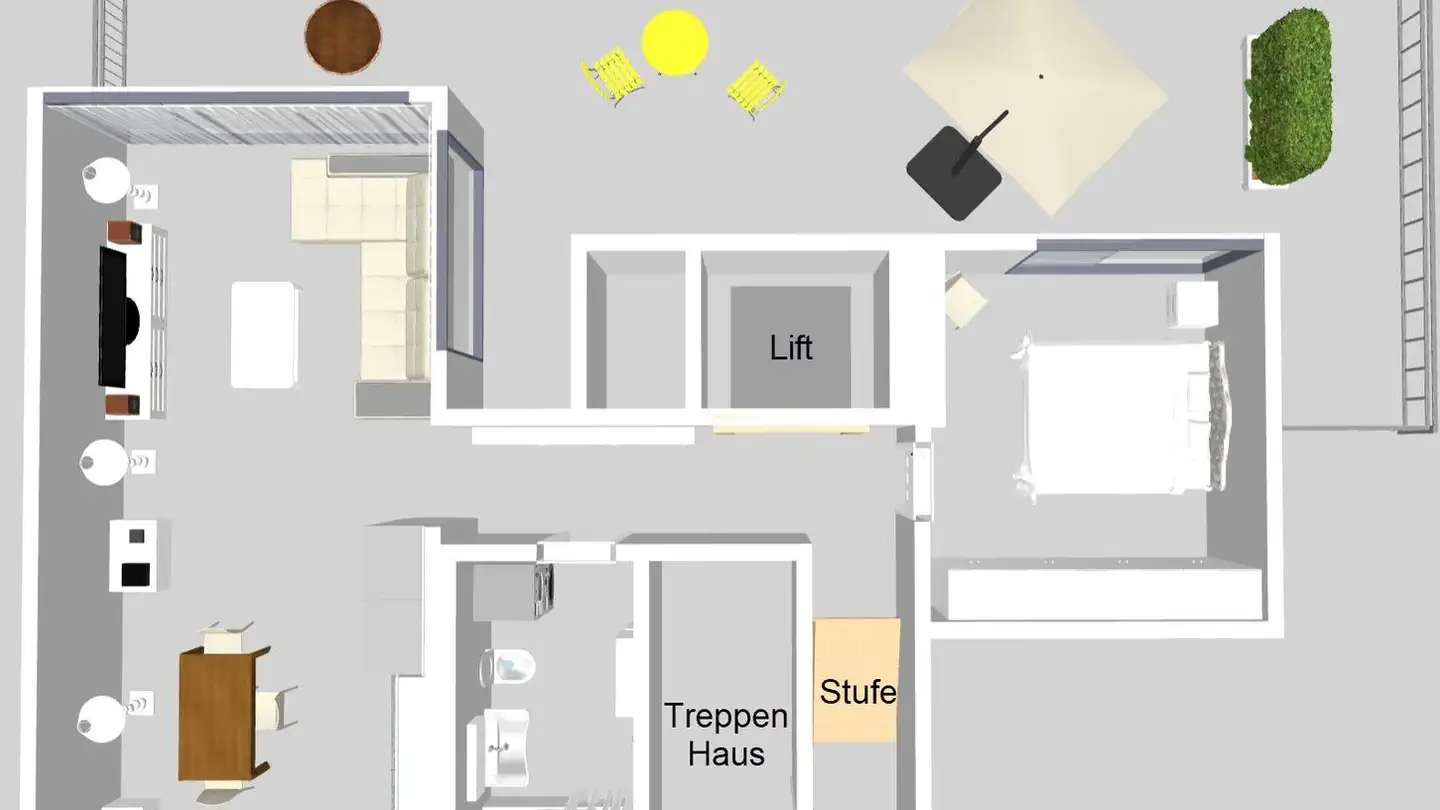 Attique à louer - Stampfibachstrasse 7c, 4663 Aarburg - Photo 2