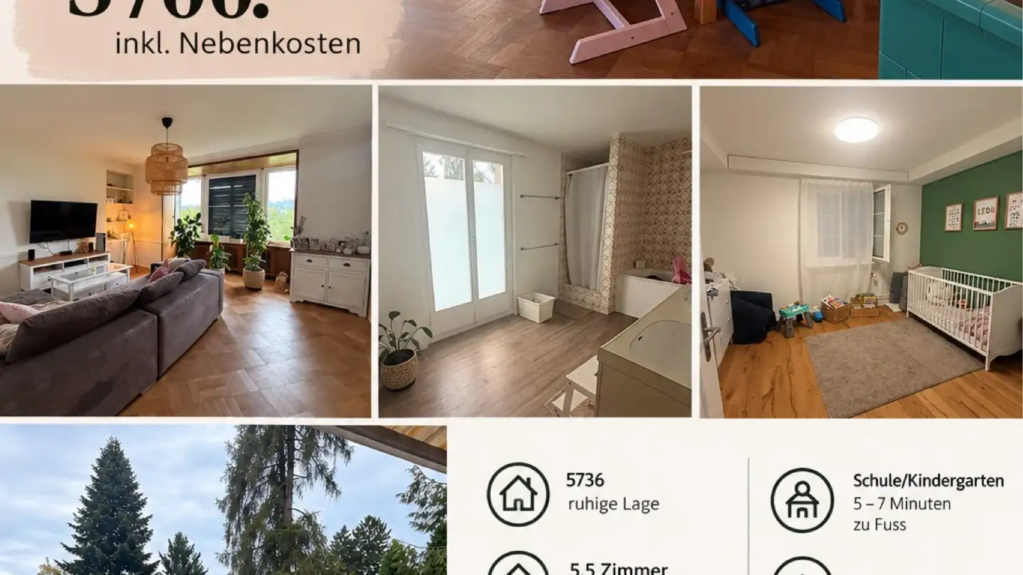 Single house for rent - 5736 Burg AG
