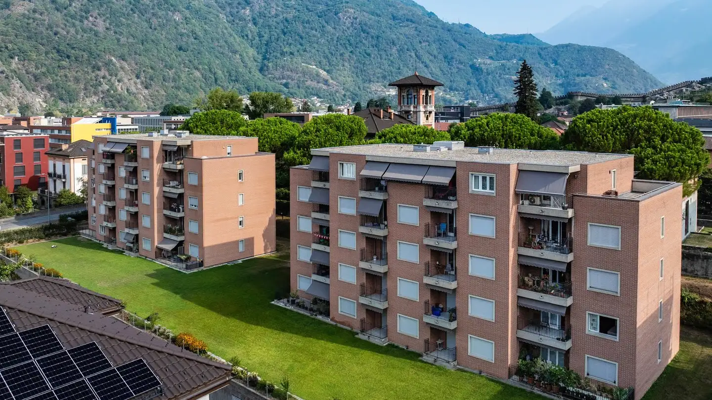 Appartement à louer - Via Canonico Ghiringhelli 6, 6500 Bellinzona