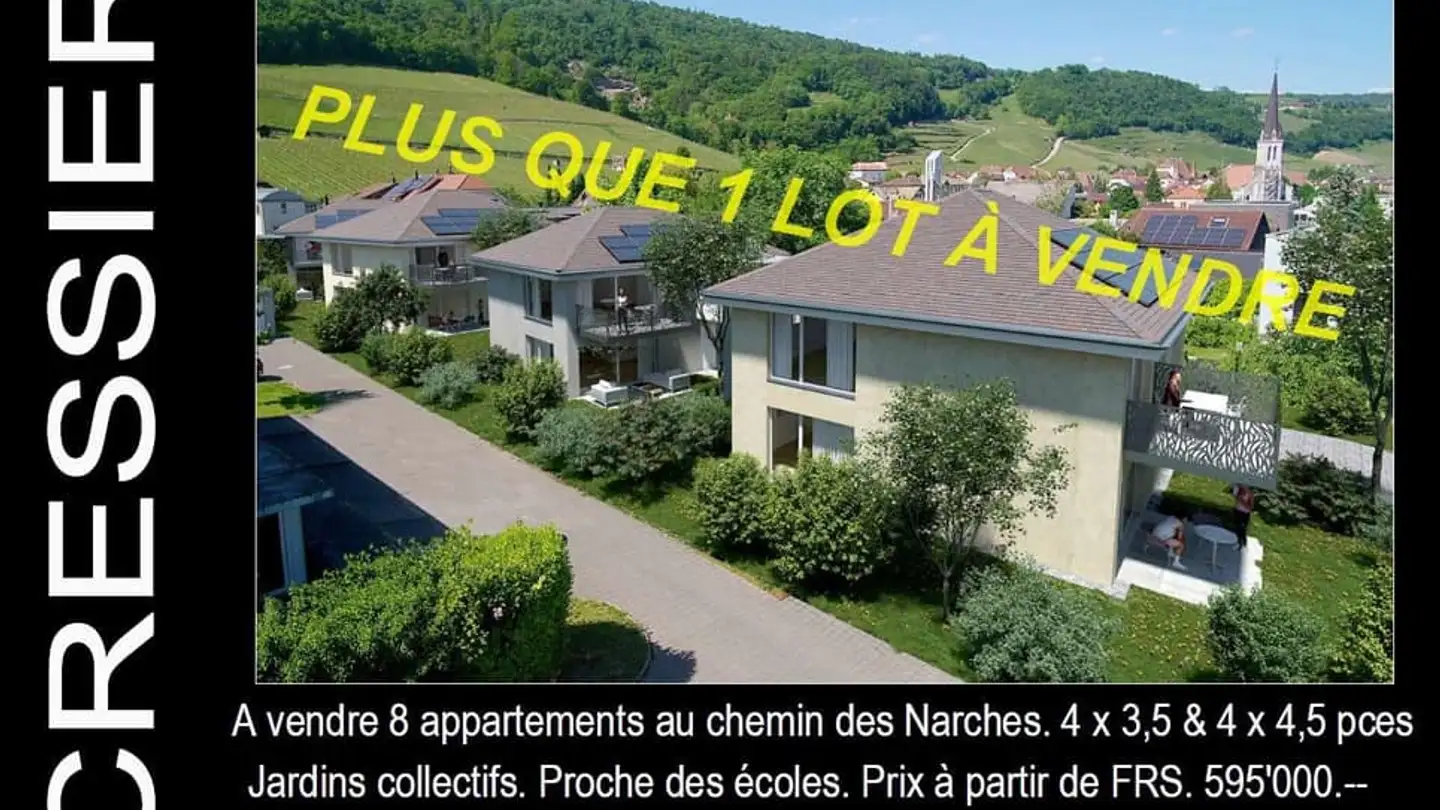 Appartement à vendre - Route De Neuchâtel, 2088 Cressier NE