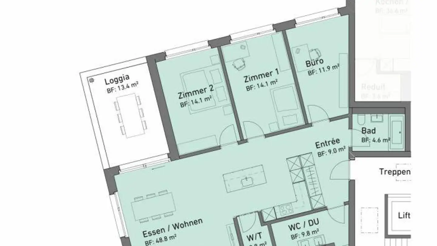 Appartement à louer - Surseestrasse 23, 6218 Ettiswil - Photo 4