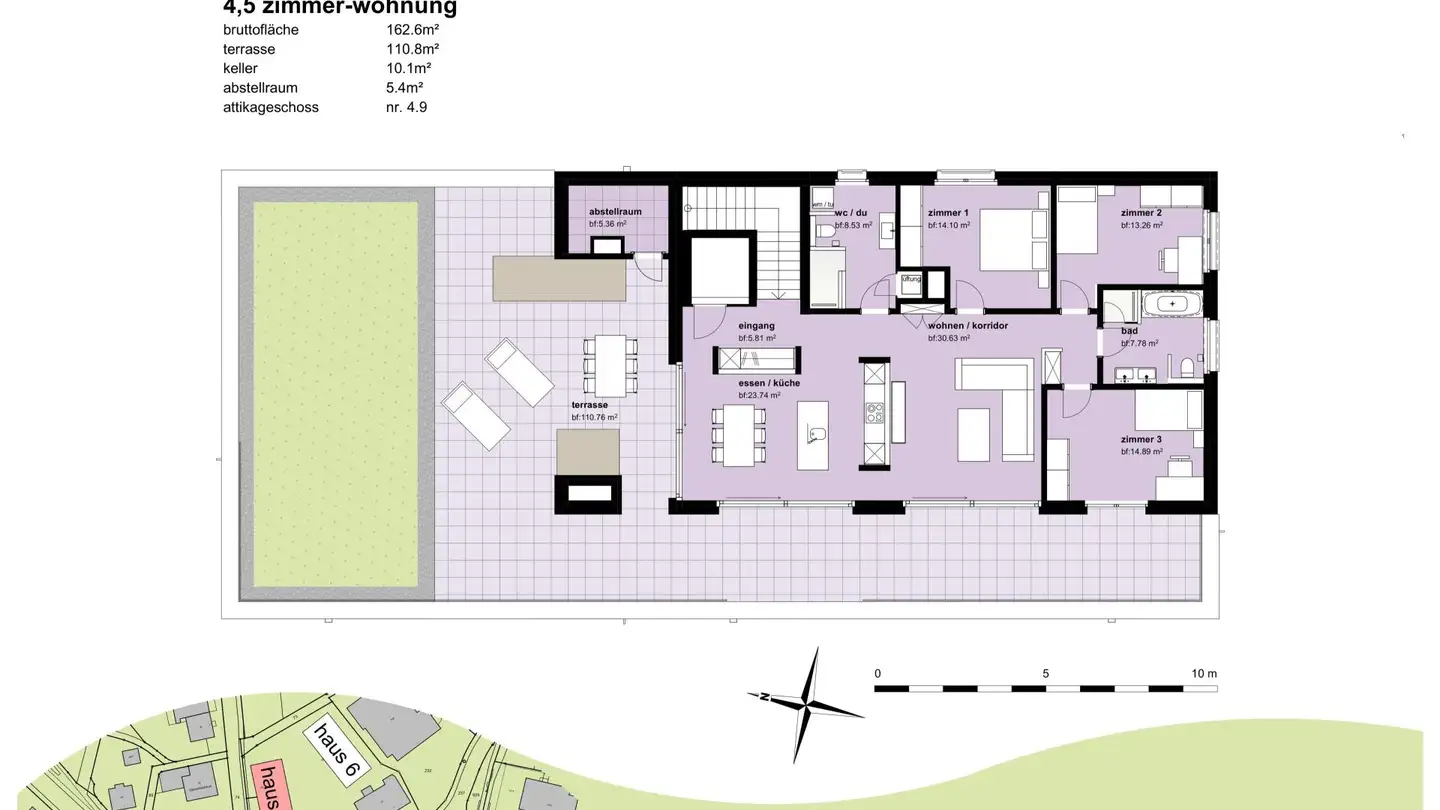 Attique à louer - Altholzstrasse 4, 9548 Matzingen
