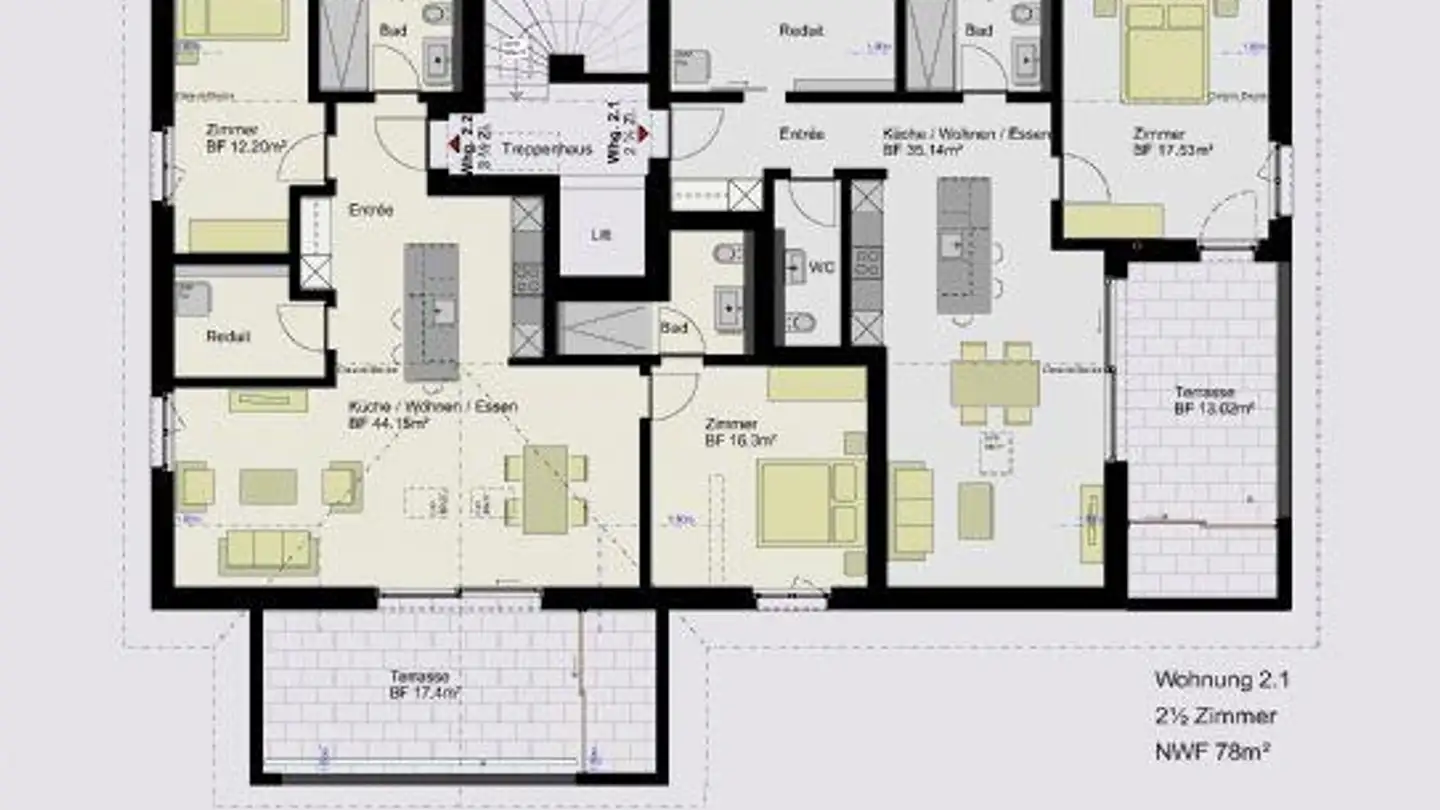 Wohnung mieten - Mitteldorfstrasse 14, 5704 Egliswil - Foto 4
