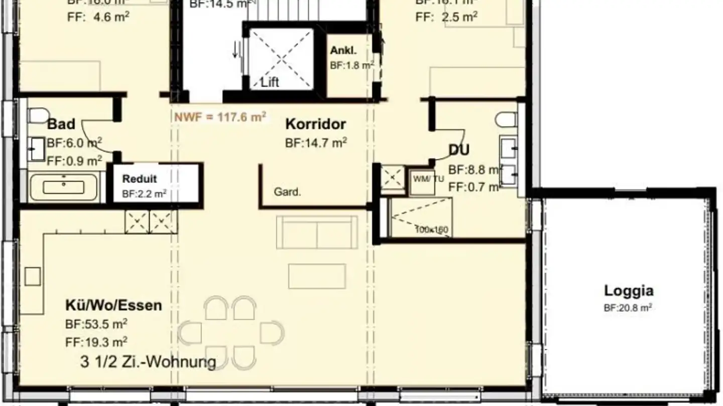 Appartement à louer - Batzbergstrasse 20, 8636 Wald ZH