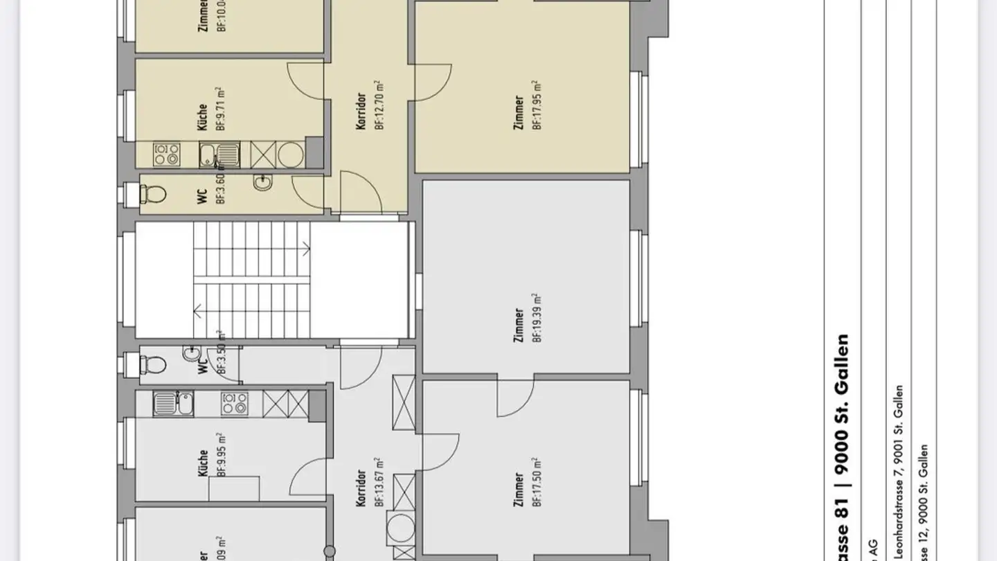 Single room for rent - Lindenstrasse 81, 9000 St. Gallen - Photo 4