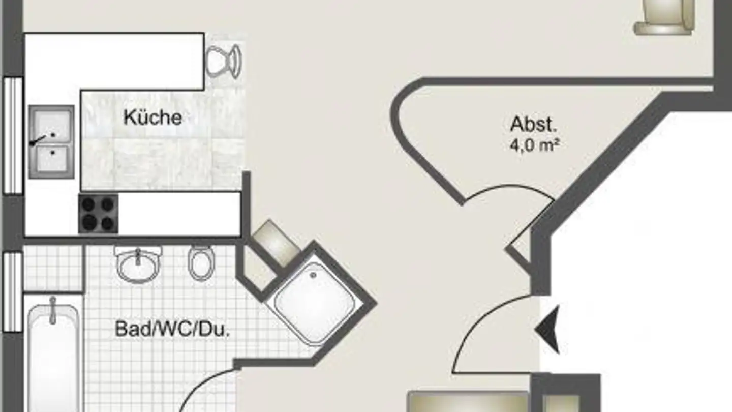 Appartement à louer - Oberriedenstrasse 61, 5412 Gebenstorf - Photo 2