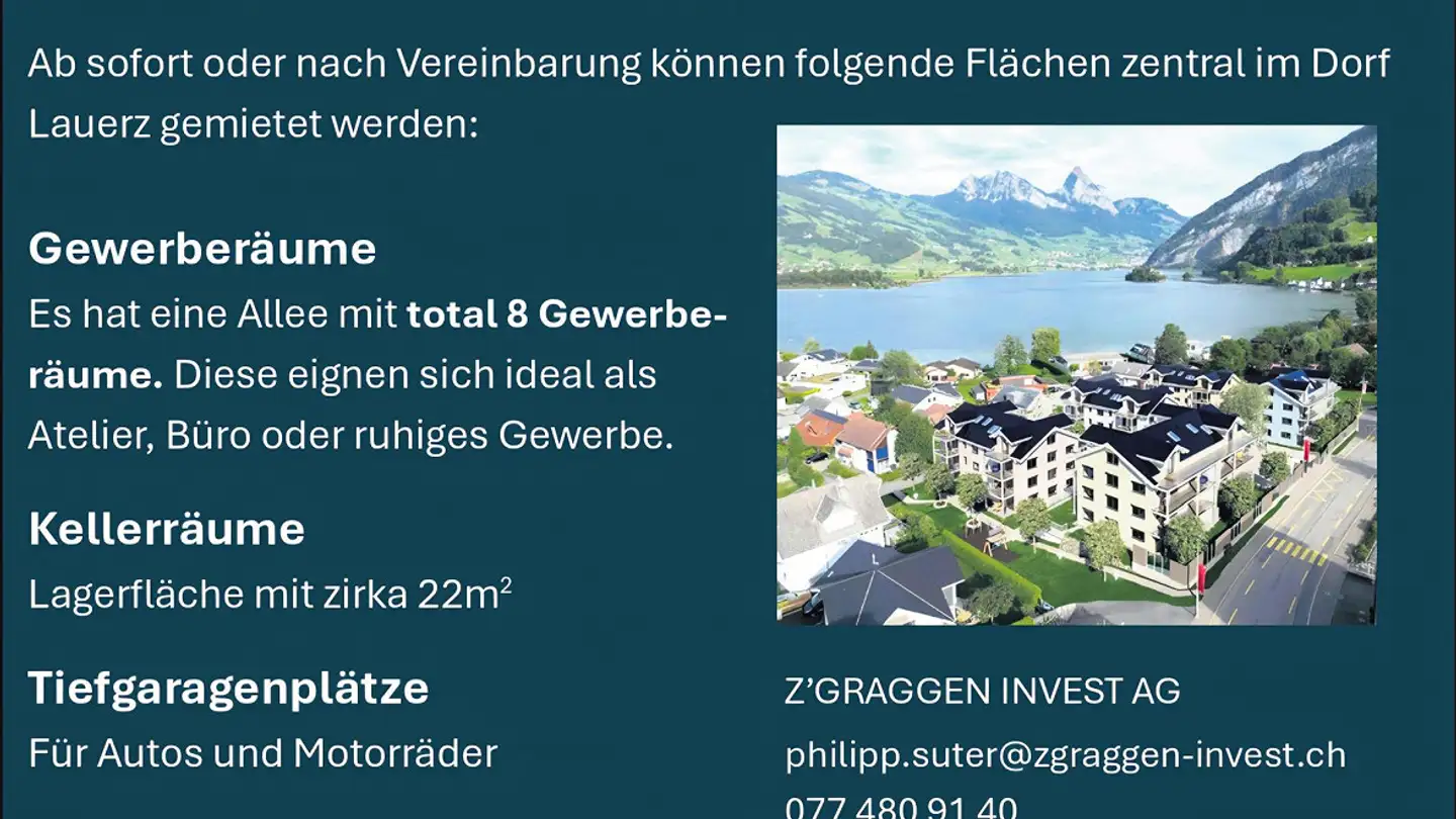 Commercial for rent - Niedermatt 3, 6424 Lauerz