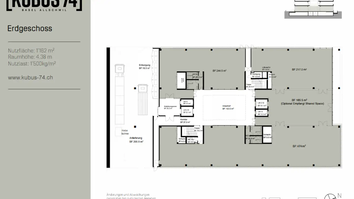 Bürofläche mieten - Lettenweg 74, 4123 Allschwil - Foto 2