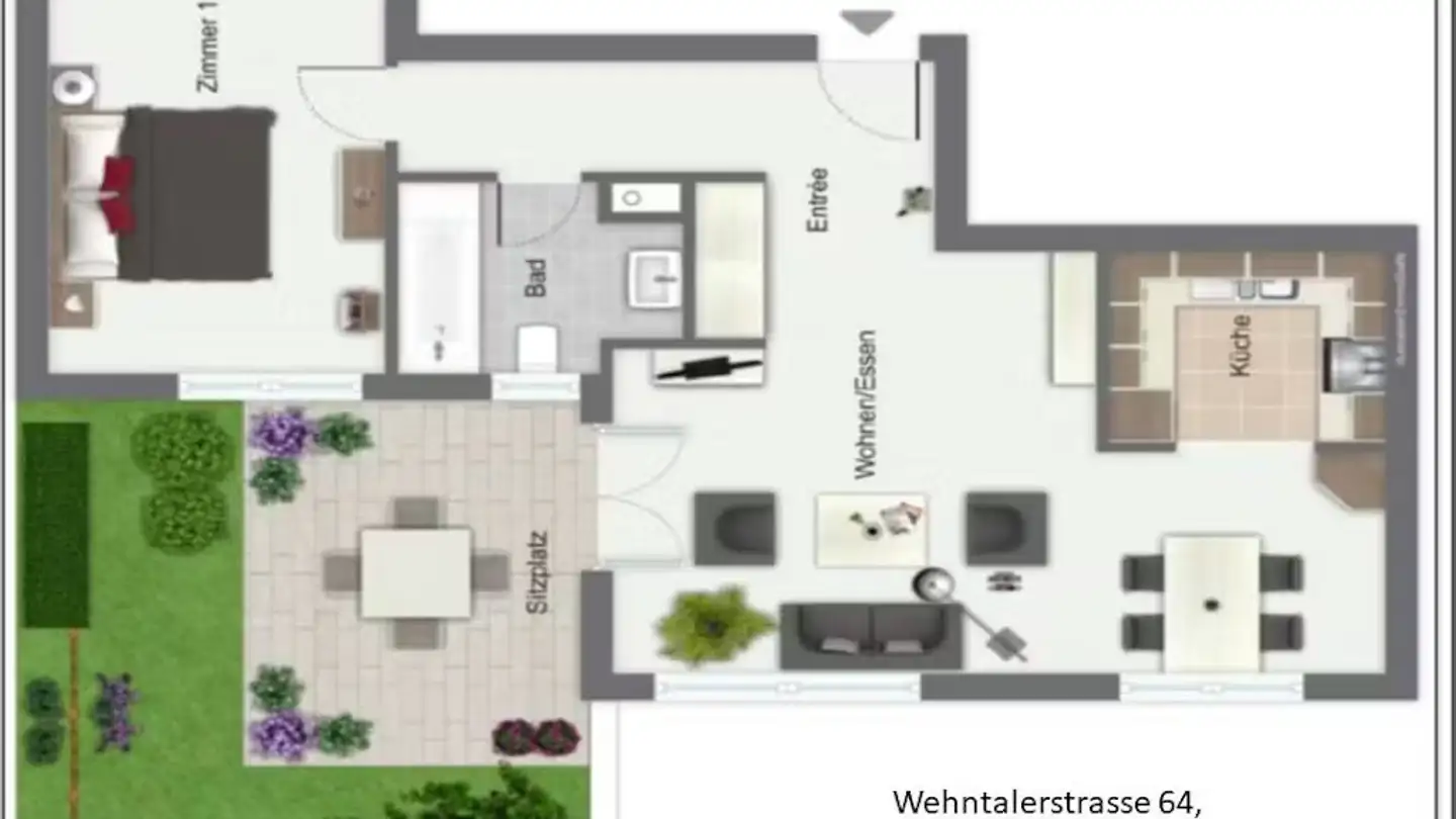 Appartement à louer - Wehntalerstrasse, 8157 Dielsdorf
