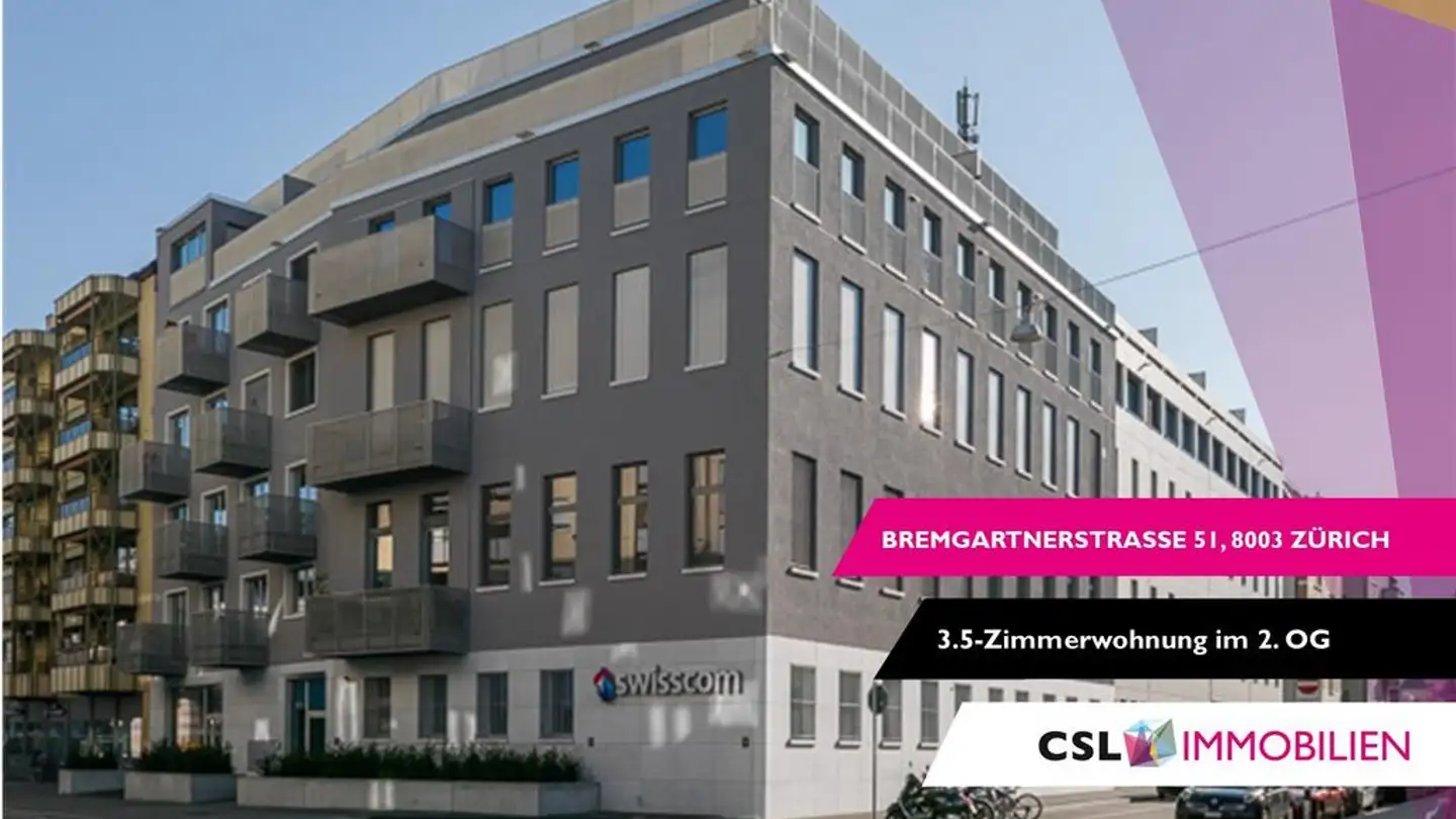 Appartamento in affitto - Bremgartnerstrasse 51, 8003 Zürich