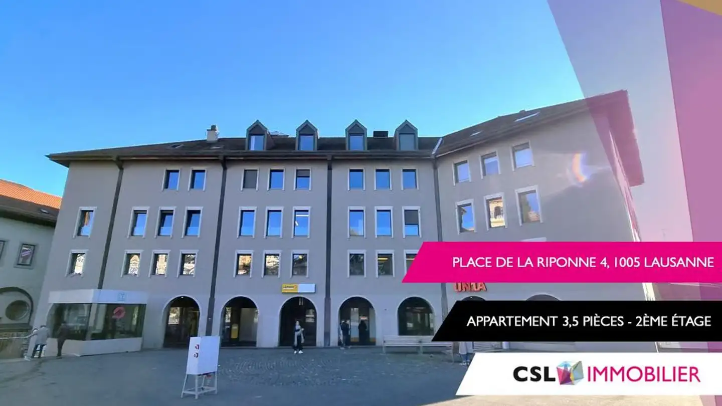Appartamento in affitto - Place De La Riponne 4, 1005 Lausanne