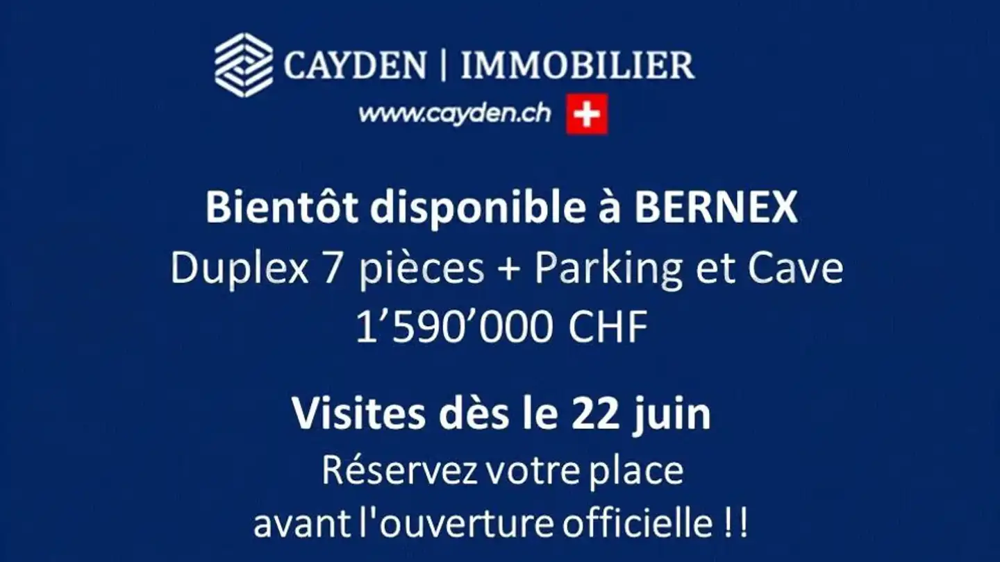 Appartement à vendre - 1233 Bernex