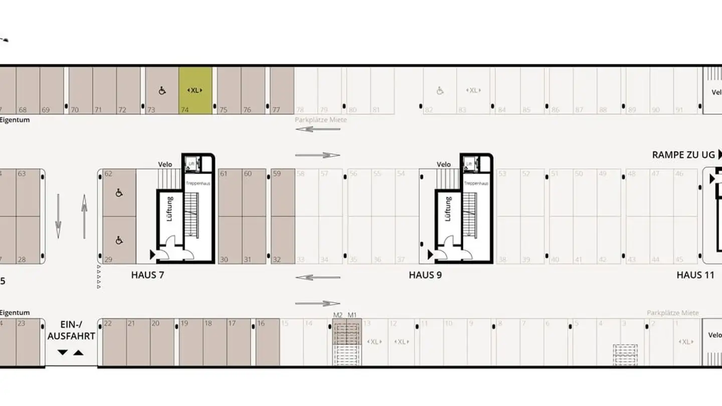 Parcheggio esterno in affitto - Webereistrasse 5, 8730 Uznach - Foto 2