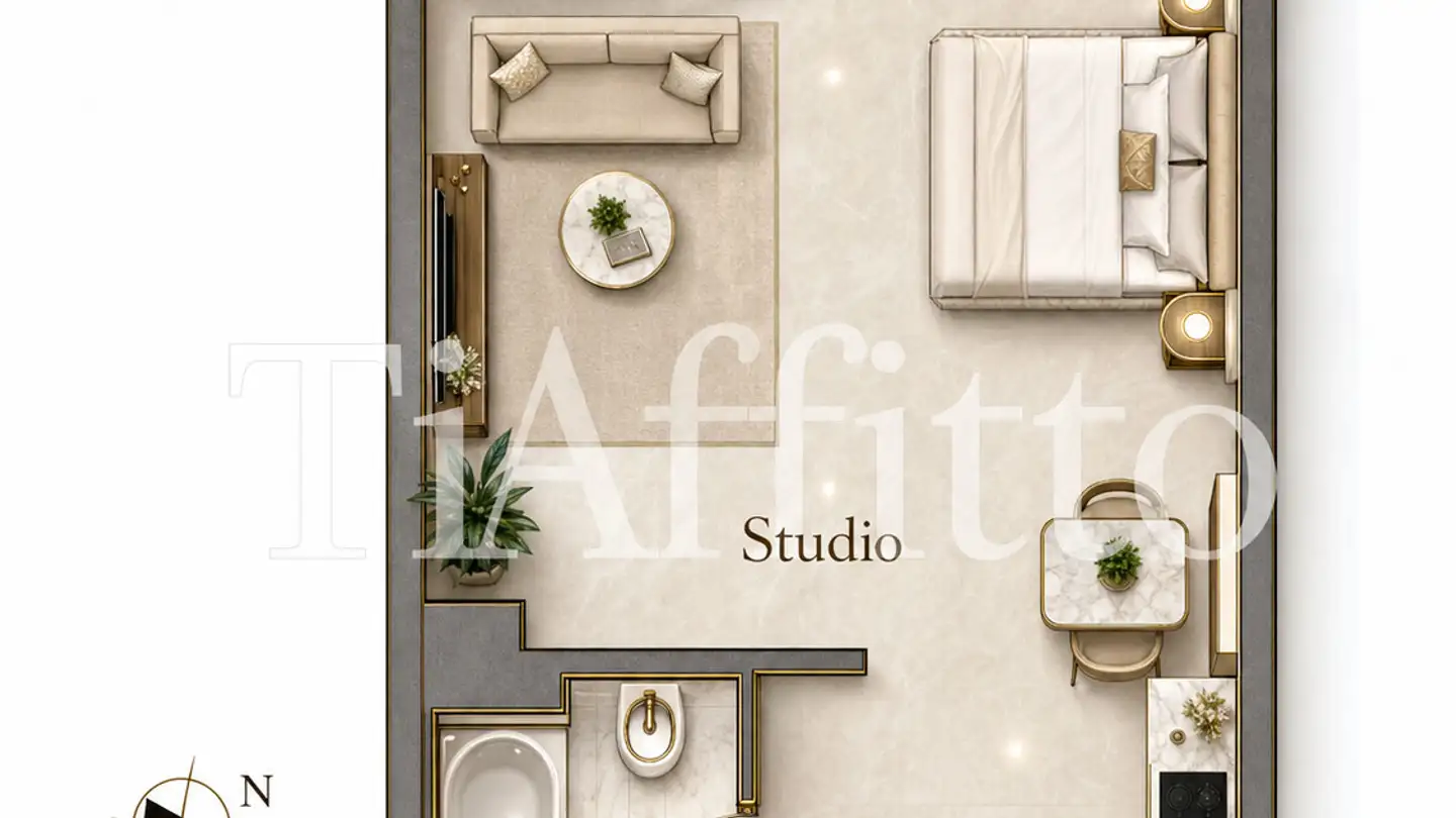 Wohnung mieten - 6900 Lugano - Foto 4