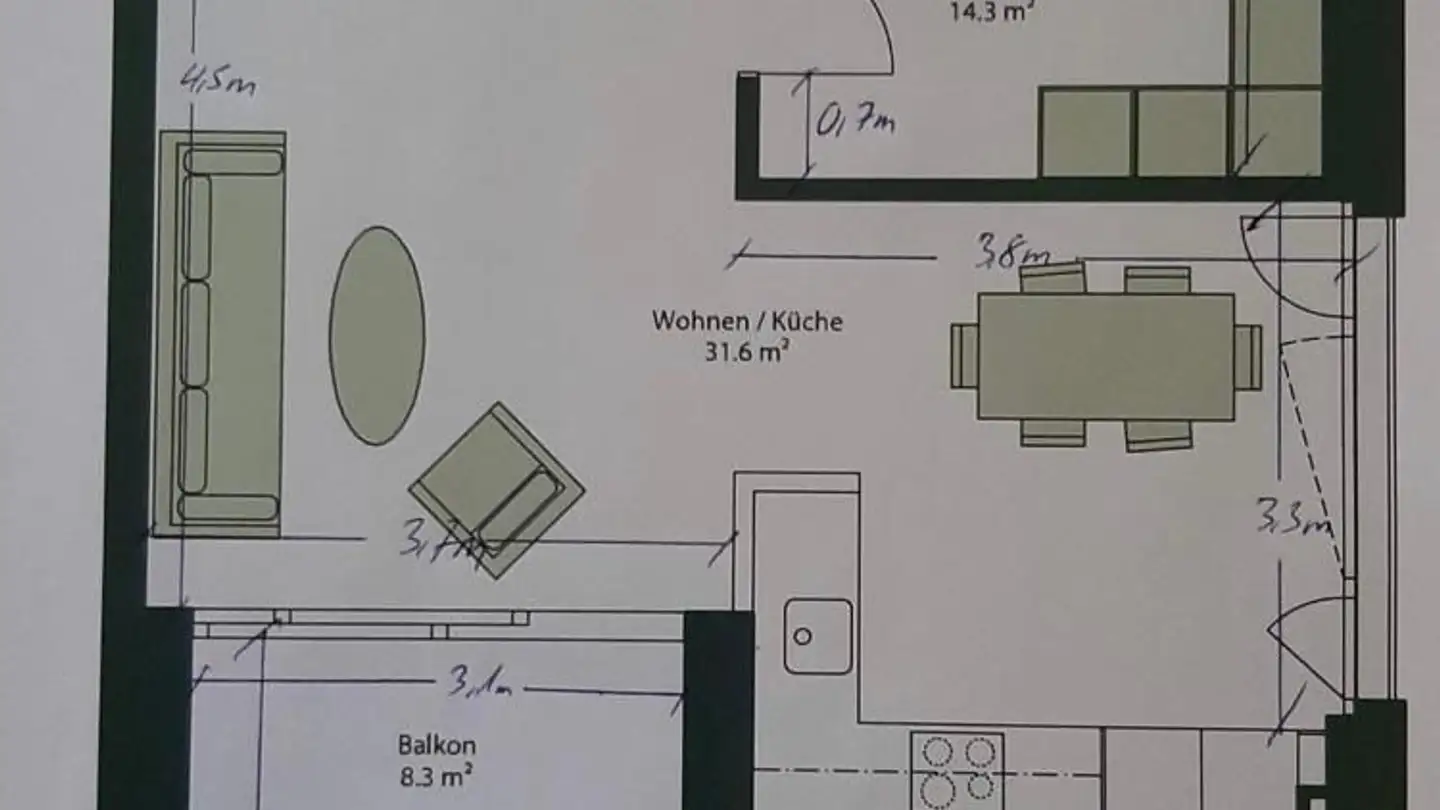 Wohnung mieten - Kleeweidstrasse 41, 8041 Zürich - Foto 2