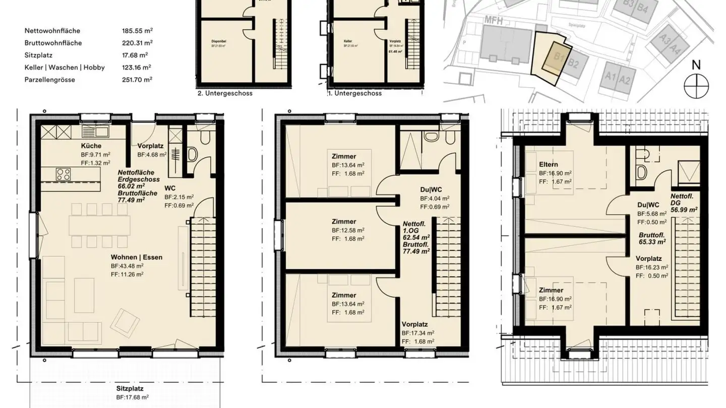 Doppelhaushälfte kaufen - Schmittengasse, 8414 Buch am Irchel - Foto 2