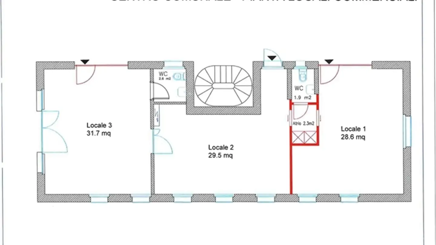 Bureau à louer - Via Orselina 1, 6645 Brione sopra Minusio