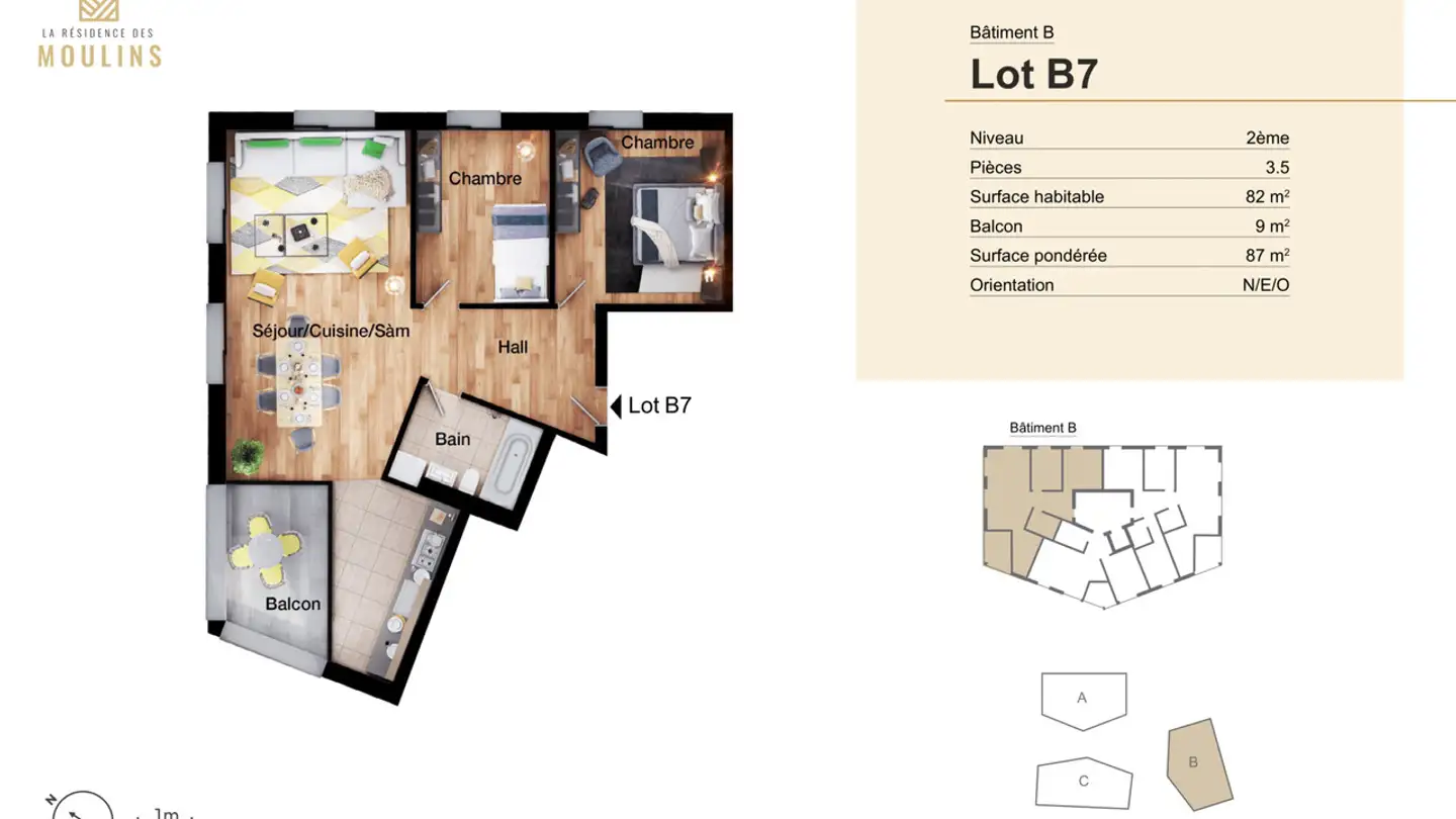 Wohnung kaufen - 1692 Massonnens - Foto 2