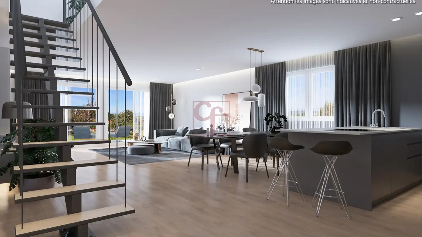 Semi-detached house for sale - Route Du Gibloux 4, 1695 Villarlod