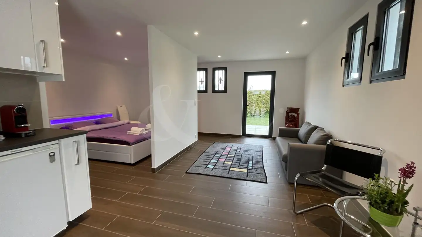 Terrassenwohnung mieten - La Voie-De-Gex 6, 1218 Le Grand-Saconnex