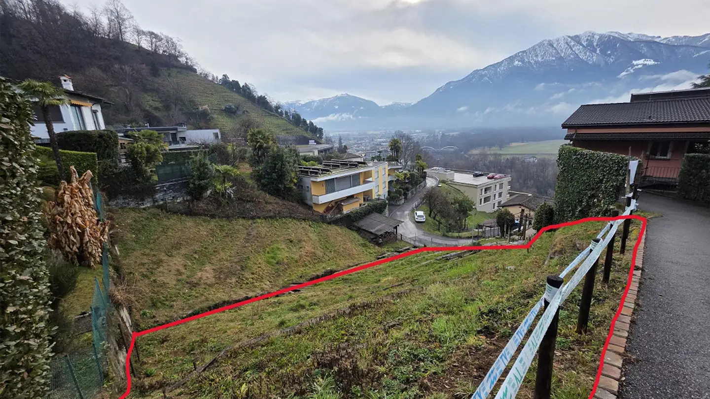Constructible plot for sale - 6596 Gordola