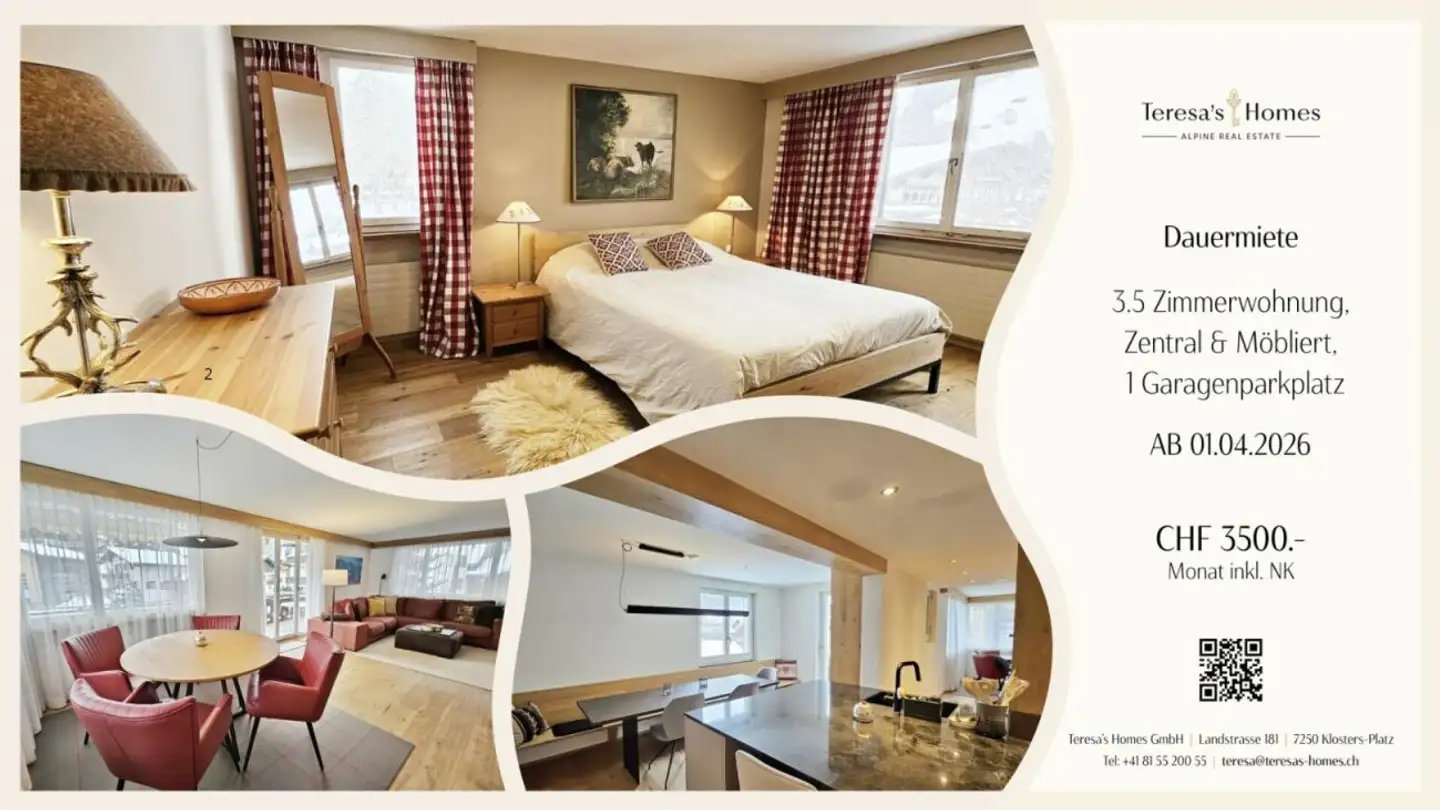 Apartment for rent - Doggilochstrasse 15, 7250 Klosters