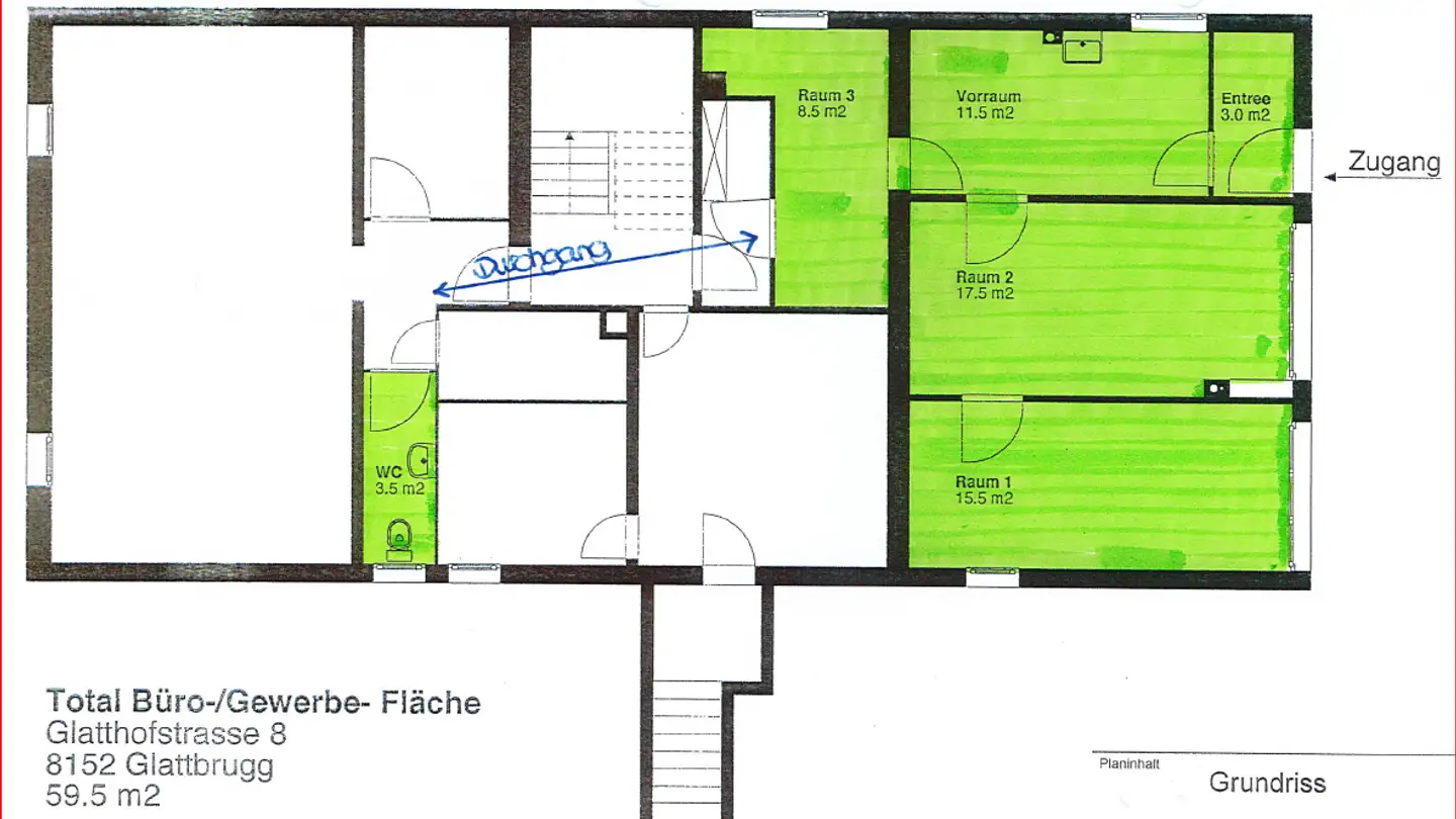Bürofläche mieten - Glatthofstrasse 8, 8152 Glattbrugg - Foto 2