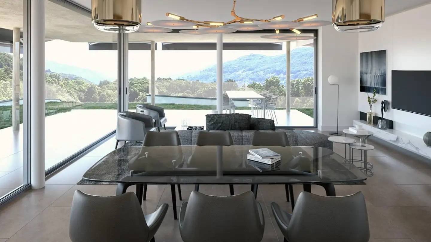 Appartement en terrasse à louer - 6949 Comano - Photo 4