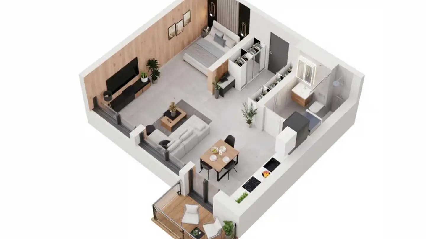 Appartement à louer - Niedergampelstrasse 2a, 3945 Gampel - Photo 2