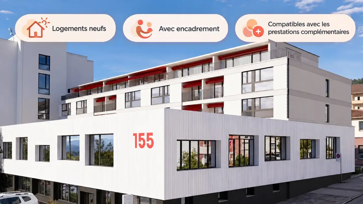 Appartement à louer - Rue Jardinière 155, 2300 La Chaux-de-Fonds