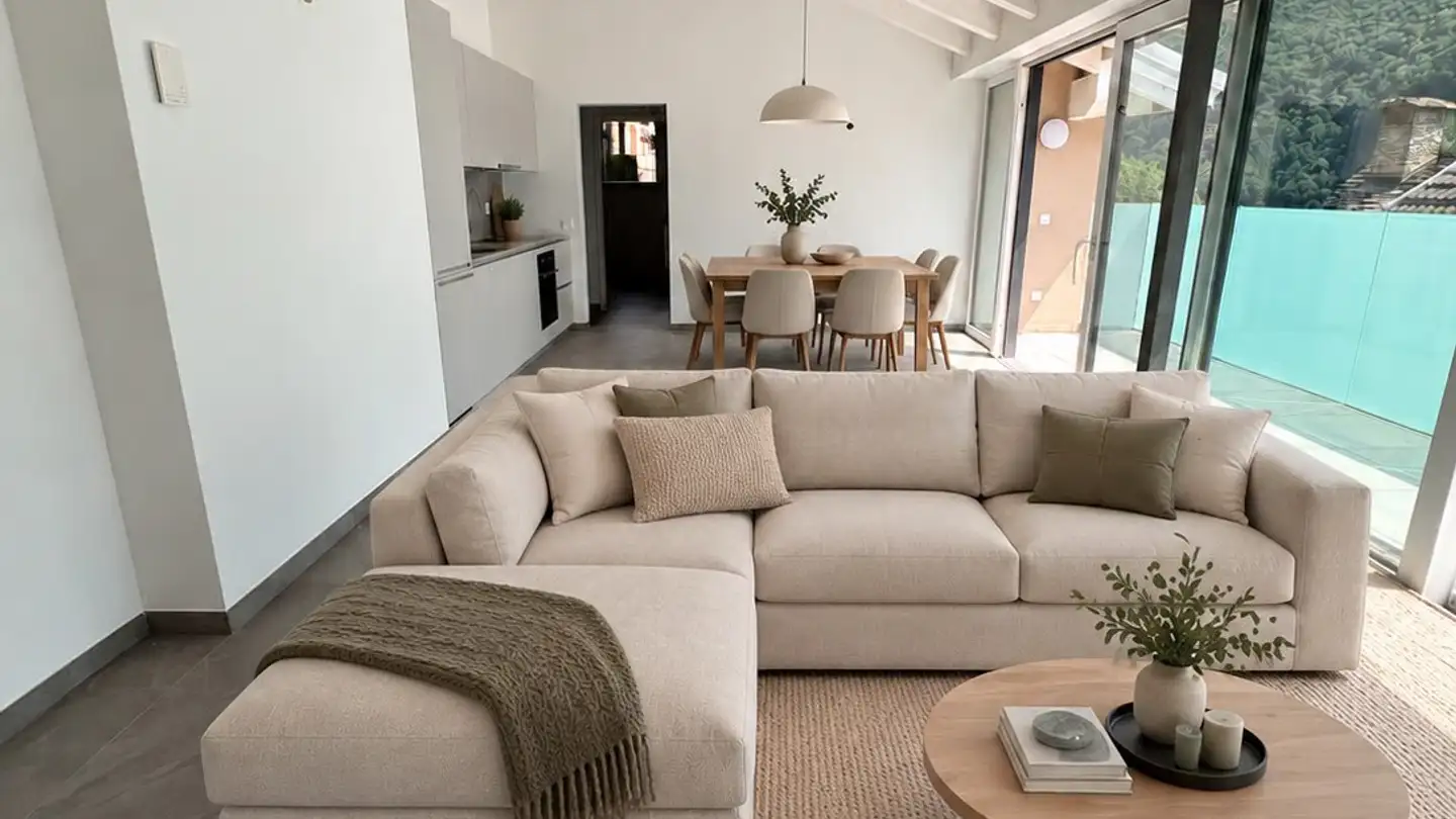 Dachgeschosswohnung mieten - Via Pisola 1, 6557 Cama