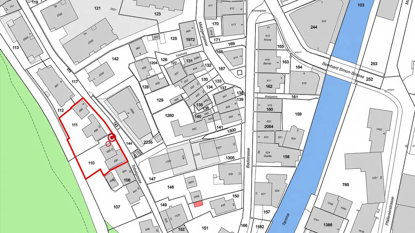 Constructible plot for sale - Tobelgasse, 7310 Bad Ragaz