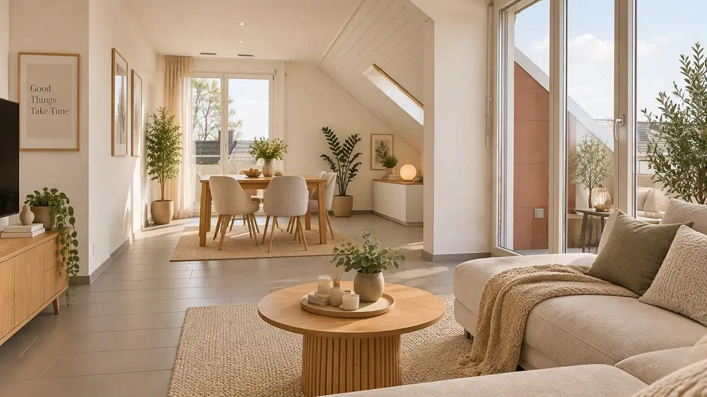 Apartment for rent - Oberdorfstrasse 10, 5443 Niederrohrdorf - Photo 2