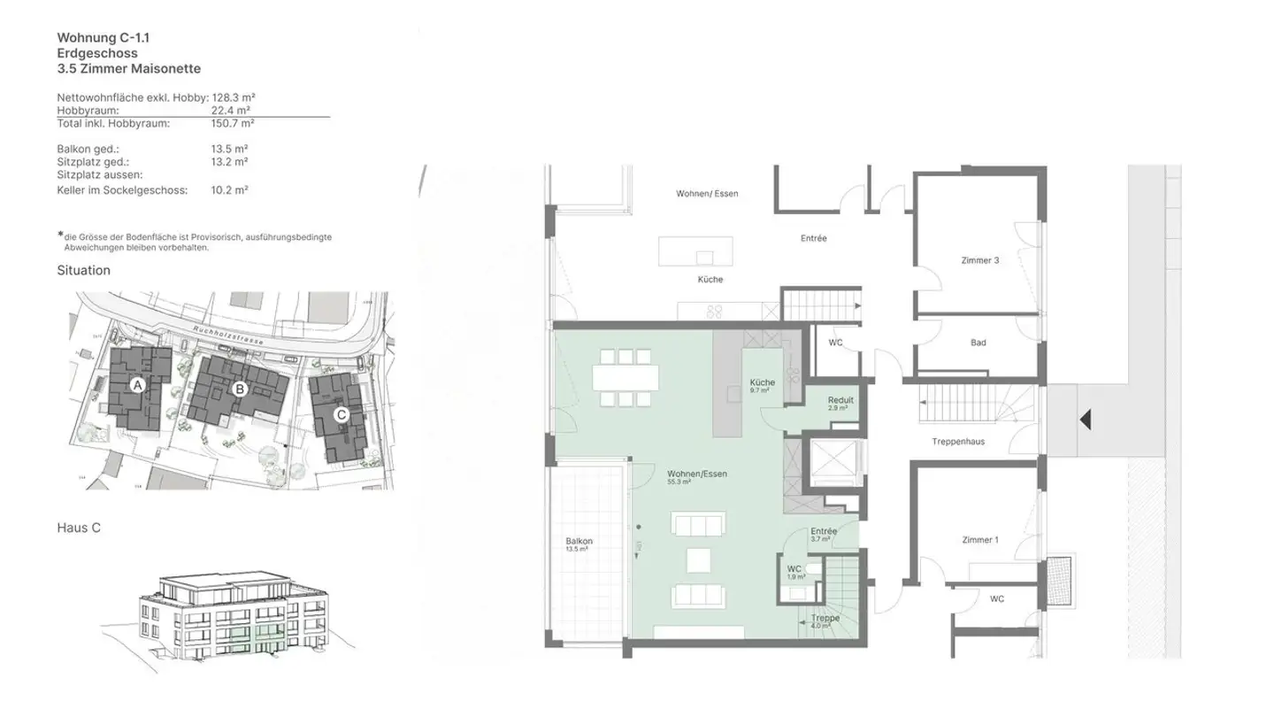 Appartamento in vendita - Ruchholzstrasse, 4103 Bottmingen - Foto 4